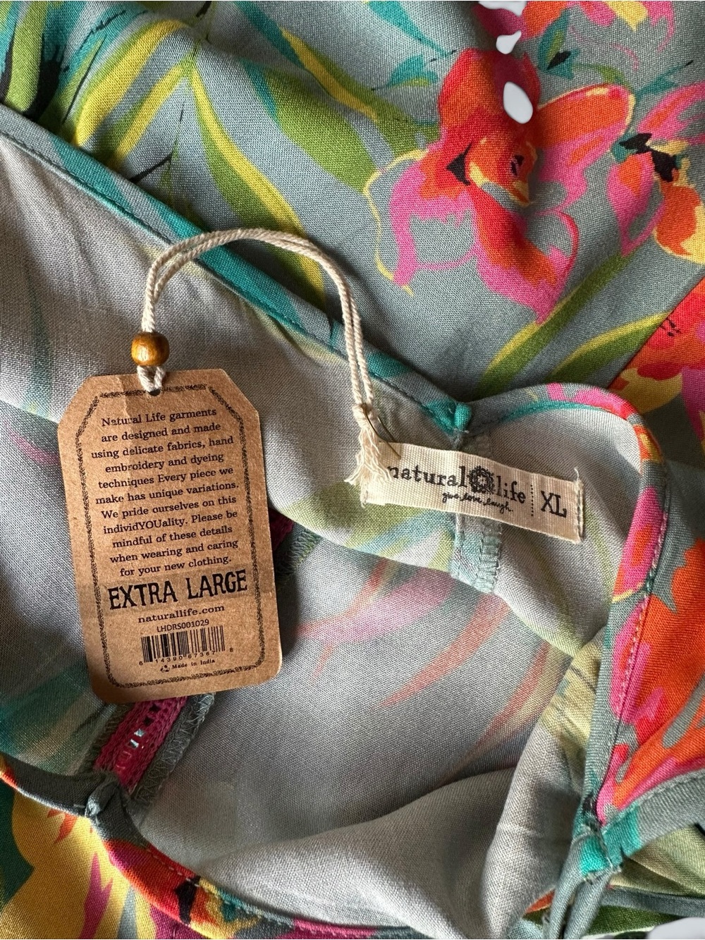 NATURAL LIFE Strappy KATRINA Slip Dress Floral XL New NWT - Picture 4 of 8